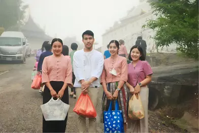 คณะรัฐศาสตร์และสังคมศาสตร์ ร่วมจัดกิจกรรมประเพณีตักบาตรเทโวโรหณะ ประจำปี 2566 ณ วัดป่าพระอุบาลี จังหวัดพะเยา