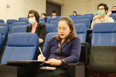 คณะรัฐศาสตร์และสังคมศาสตร์ เข้าร่วมโครงการอบรมเกณฑ์คุณภาพการศึกษาเพื่อการดำเนินการที่เป็นเลิศ (EdPEx) และการประยุกต์ใช้ในการดำเนินงาน ณ อาคาร 99 ปี พระอุบาลีคุณูปมาจารย์ มหาวิทยาลัยพะเยา