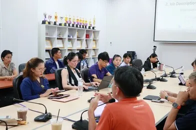 คณะรัฐศาสตร์และสังคมศาสตร์ จัดกิจกรรมอบรมให้ความรู้บุคลากรเรื่องการจัดทำแบบคำบรรยายลักษณะงาน (Job Description) และการจัดทำแผนพัฒนารายบุคคล (Individual Development Plan)