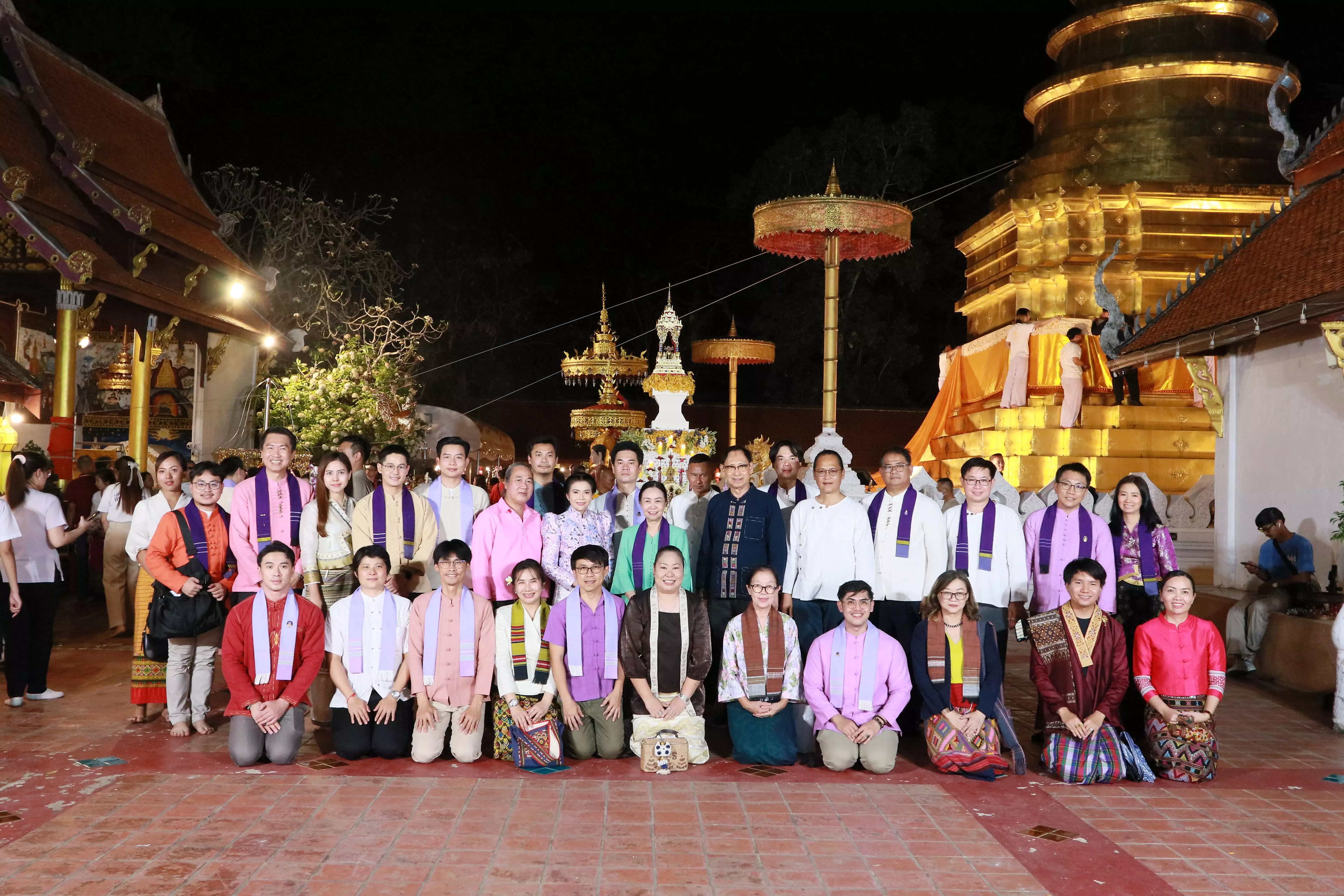 ครั้งที่ 9 สืบสานวัฒนธรรม ประเพณีแห่ผ้าห่มพระธาตุจอมทอง มหาวิทยาลัยพะเยา ประจำปี 2567