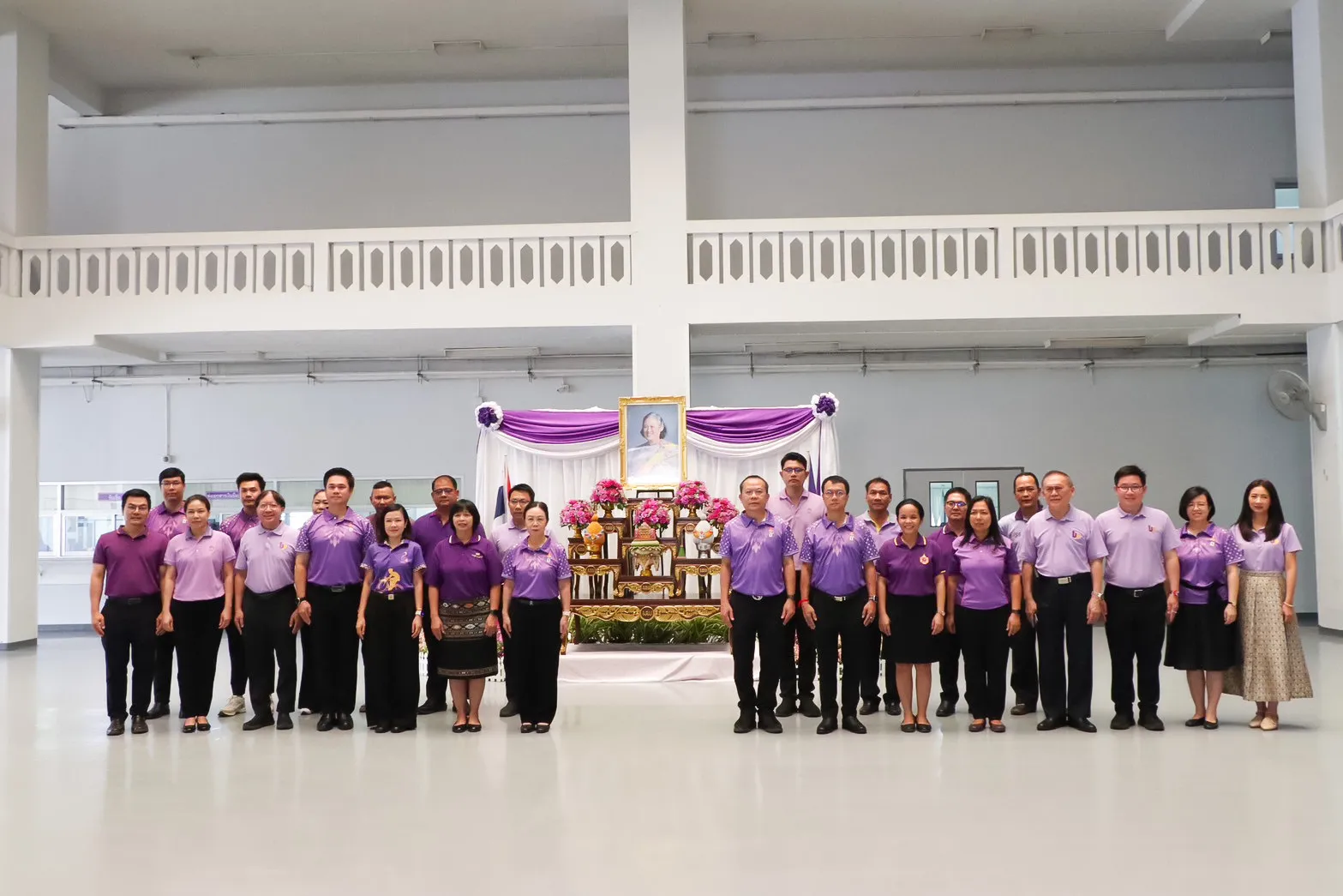 คณะรัฐศาสตร์และสังคมศาสตร์ มหาวิทยาลัยพะเยา ร่วมพิธีถวายพระพรชัยมงคล สมเด็จพระกนิษฐาธิราชเจ้า กรมสมเด็จพระเทพรัตนราชสุดาฯ สยามบรมราชกุมารี