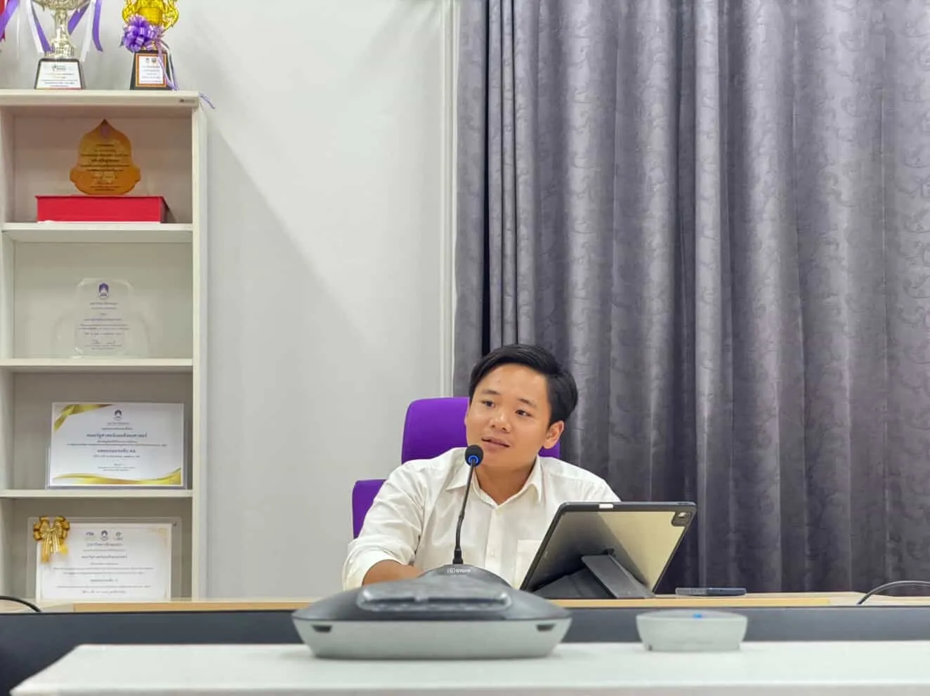 องค์การนิสิตรัฐศาสตร์ ม.พะเยา จัดประชุมสมัยสามัญ ครั้งที่ 1 ประจำปีการศึกษา 2568