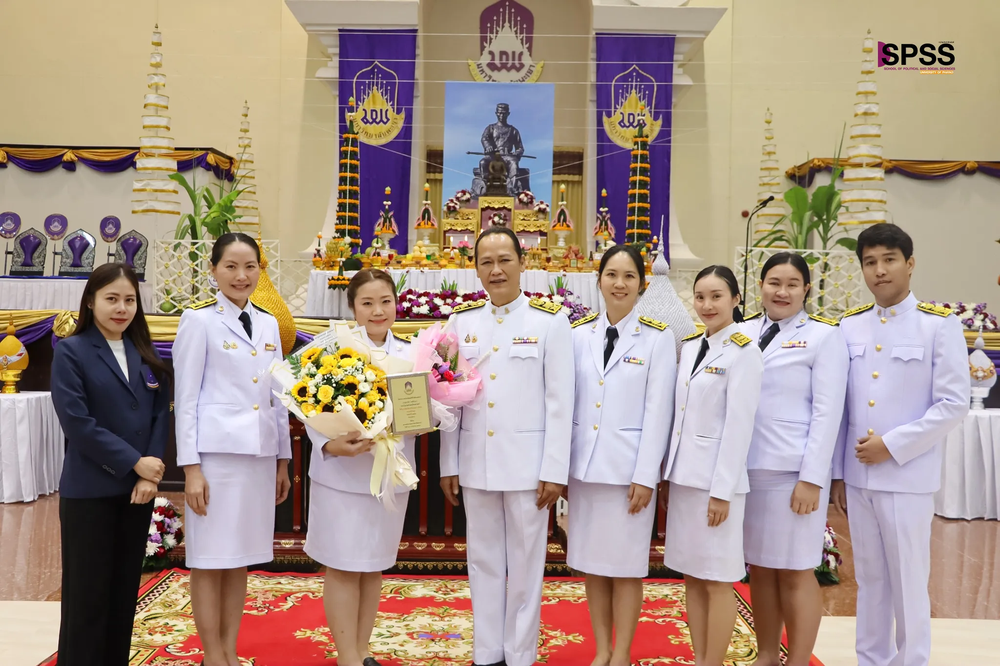 คณะรัฐศาสตร์และสังคมศาสตร์ ร่วมพิธีครบรอบ 15 ปี แห่งการสถาปนามหาวิทยาลัยพะเยา พร้อมร่วมแสดงความยินดีกับบุคลากรดีเด่น ประจำปี 2568