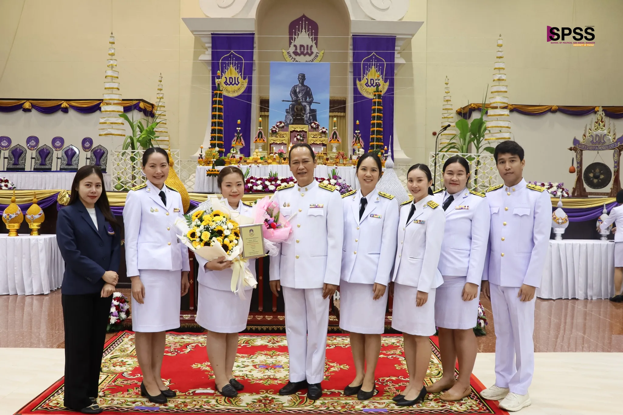 คณะรัฐศาสตร์และสังคมศาสตร์ ร่วมพิธีครบรอบ 15 ปี แห่งการสถาปนามหาวิทยาลัยพะเยา พร้อมร่วมแสดงความยินดีกับบุคลากรดีเด่น ประจำปี 2568