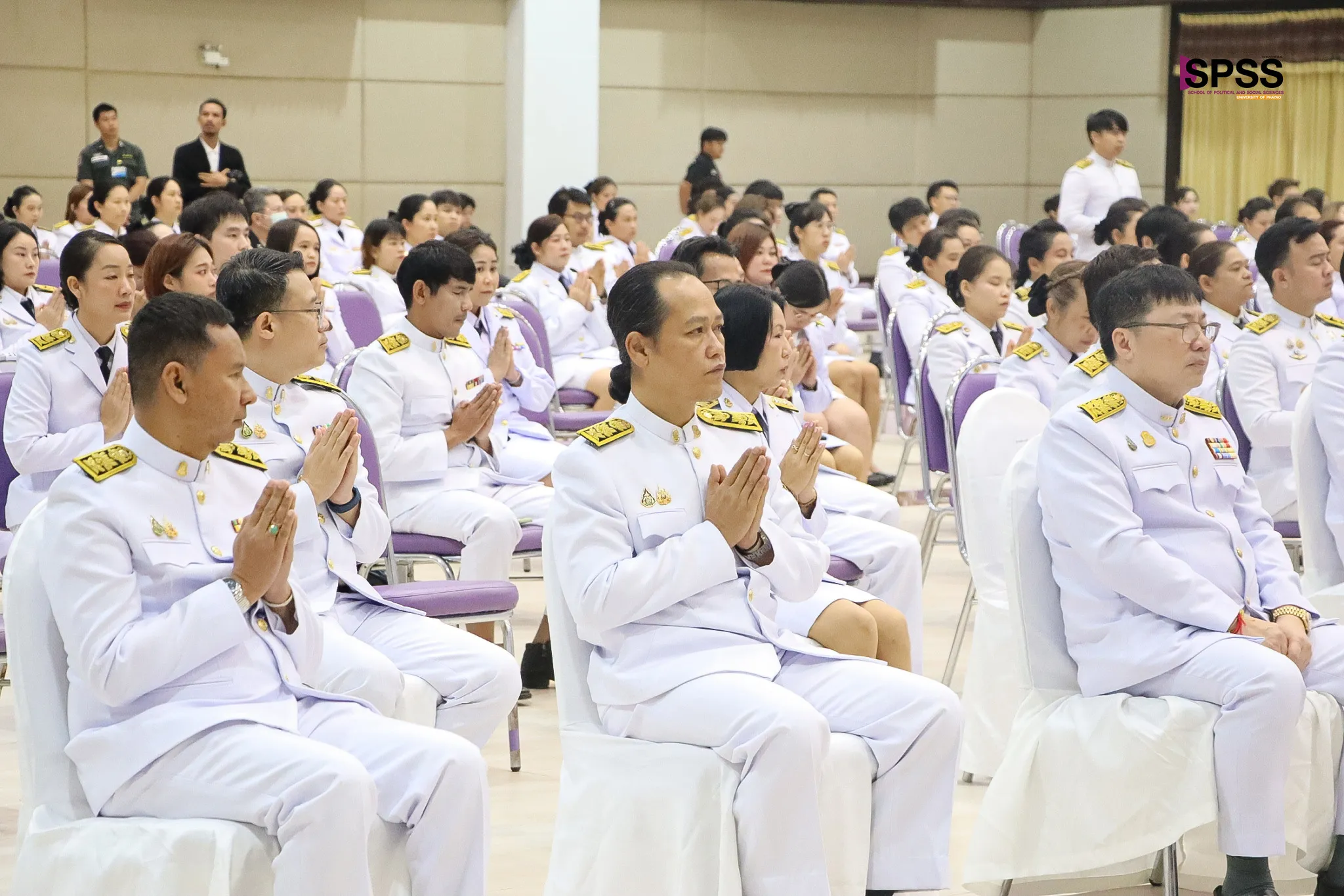 คณะรัฐศาสตร์และสังคมศาสตร์ ร่วมพิธีครบรอบ 15 ปี แห่งการสถาปนามหาวิทยาลัยพะเยา พร้อมร่วมแสดงความยินดีกับบุคลากรดีเด่น ประจำปี 2568