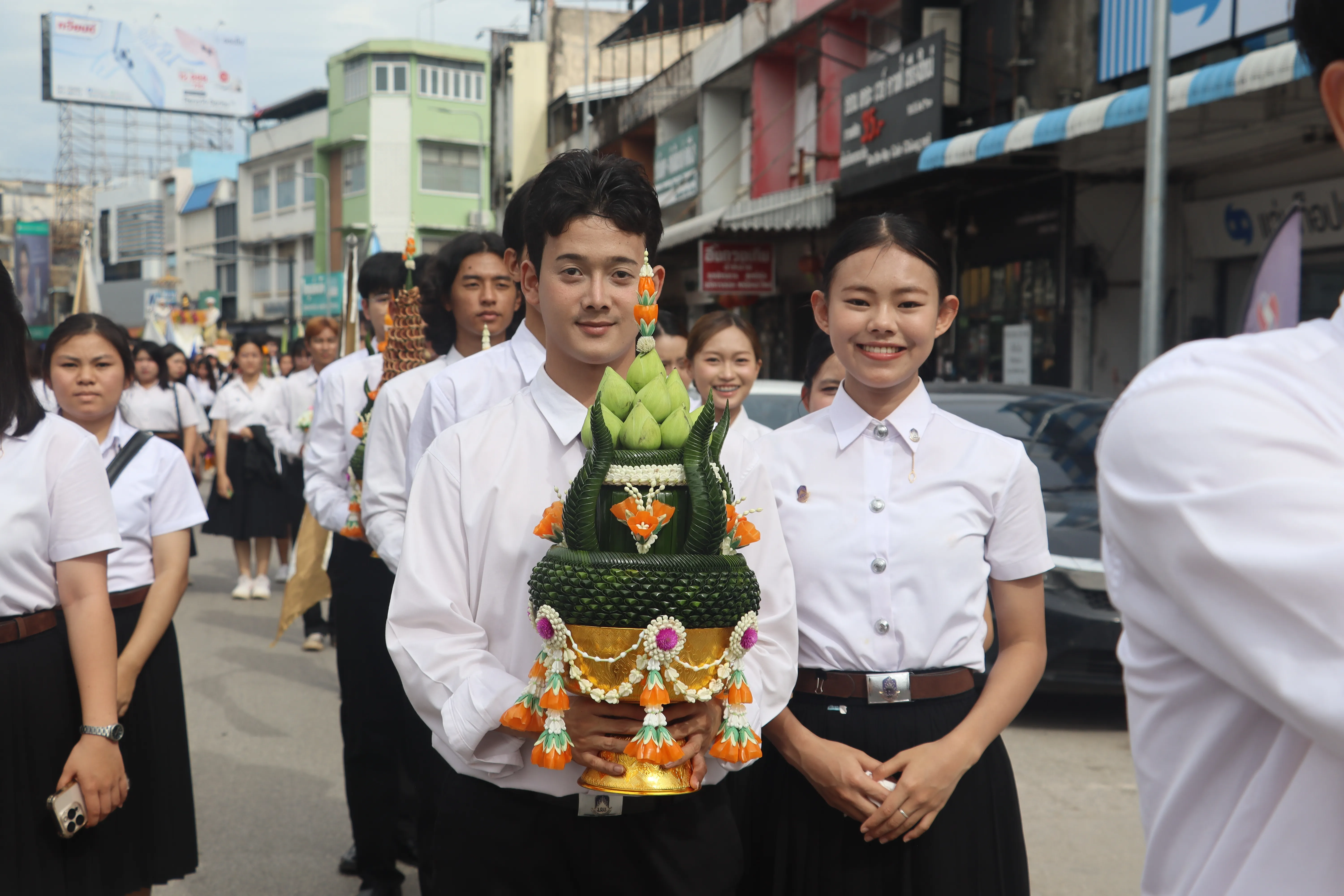 คณะรัฐศาสตร์และสังคมศาสตร์ มหาวิทยาลัยพะเยา ร่วมสืบสาน “ประเพณีแห่ผ้าห่มพระธาตุจอมทอง” ครั้งที่ 10