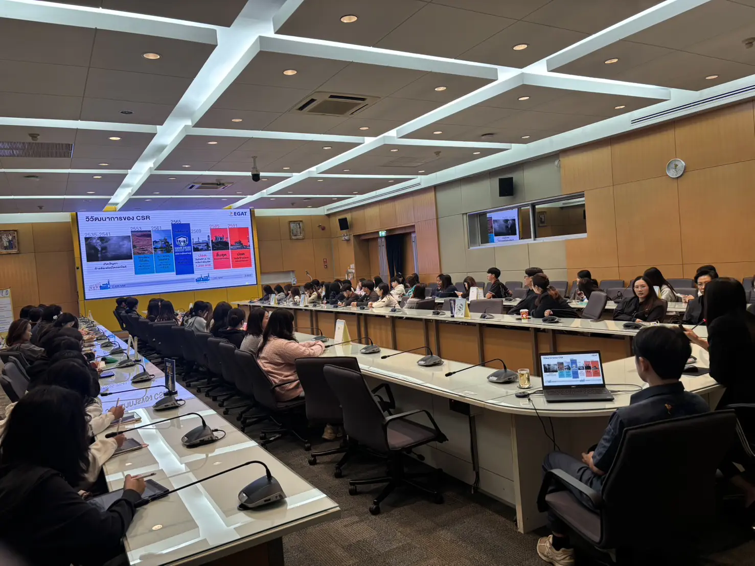 หลักสูตรศิลปศาสตรบัณฑิต สาขาวิชาพัฒนาสังคม คณะรัฐศาสตร์และสังคมศาสตร์ ม.พะเยา ขับเคลื่อนทักษะนิสิตสู่นวัตกรสังคม บูรณาการองค์ความรู้ด้านนวัตกรรมสิ่งแวดล้อมและชุมชนยั่งยืน ณ กฟผ. แม่เมาะ