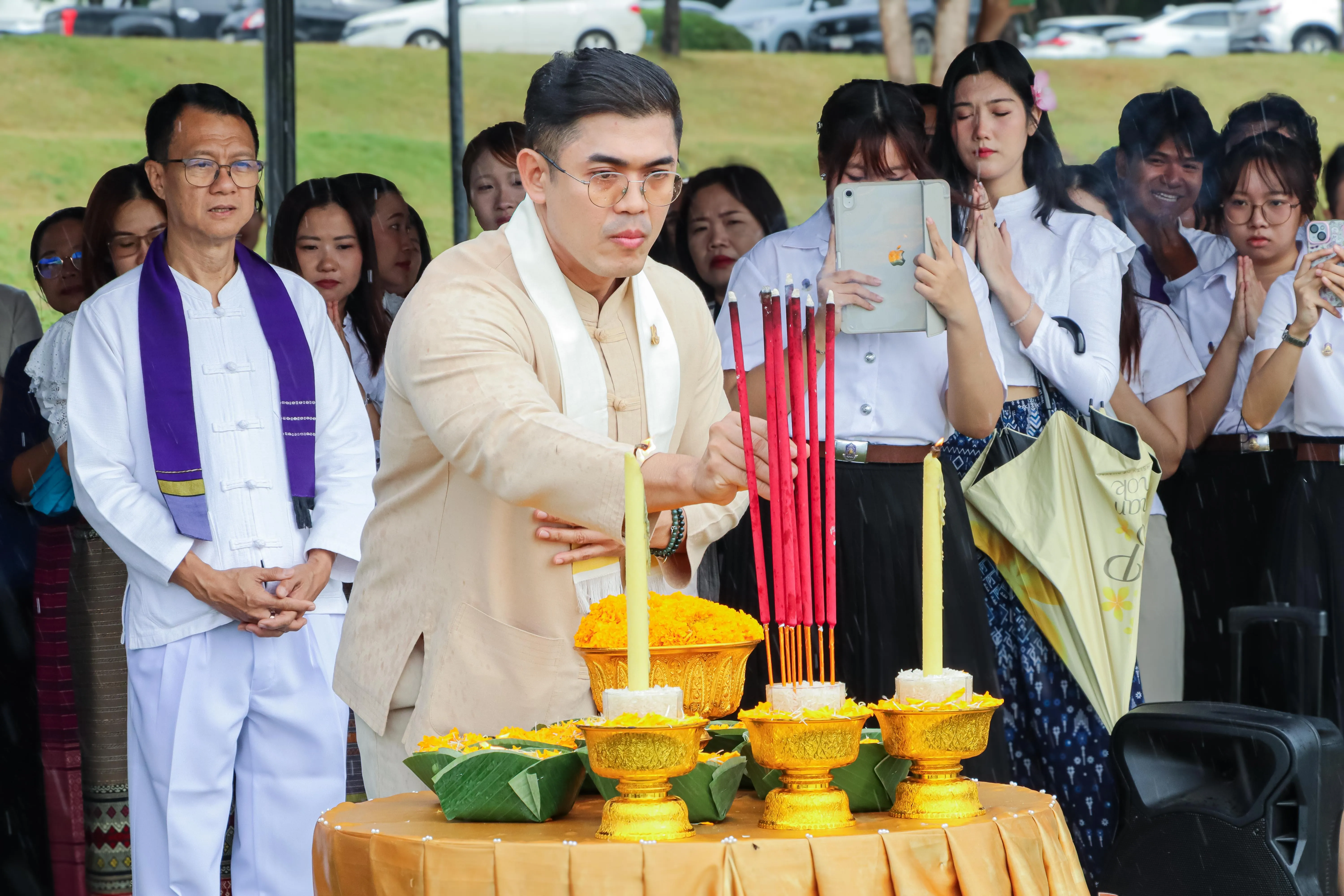 11 ปี แห่งสายธารศรัทธา พิธีตักน้ำและเจริญพระพุทธมนต์น้ำสรงพระธาตุจอมทอง ประจำปี 2569