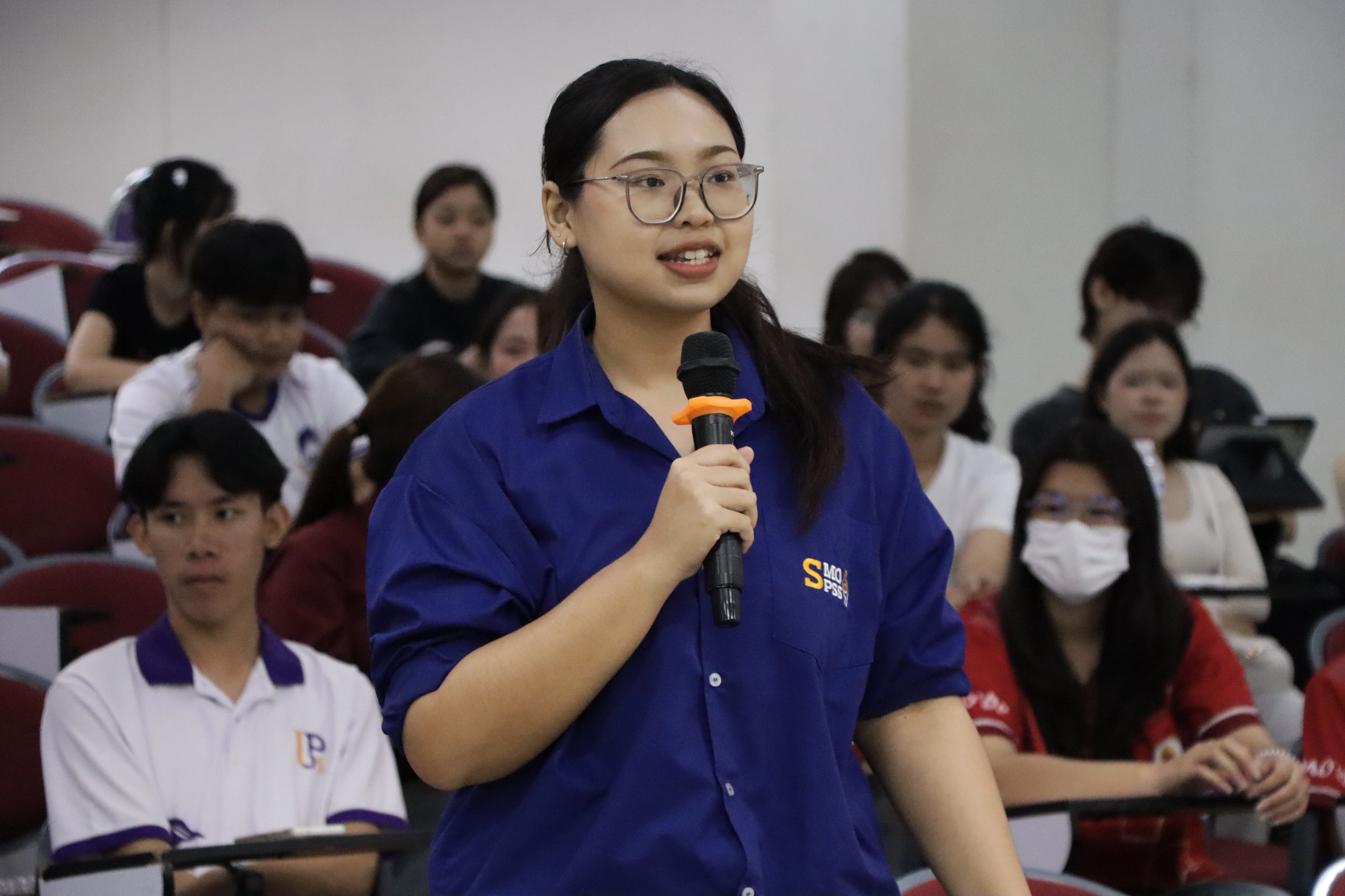 คณะรัฐศาสตร์และสังคมศาสตร์ จัดอบรมเชิงปฏิบัติการ “ทักษะการพูดในที่สาธารณะ และการสื่อสารของผู้นำนิสิต” พัฒนาศักยภาพผู้นำนิสิต