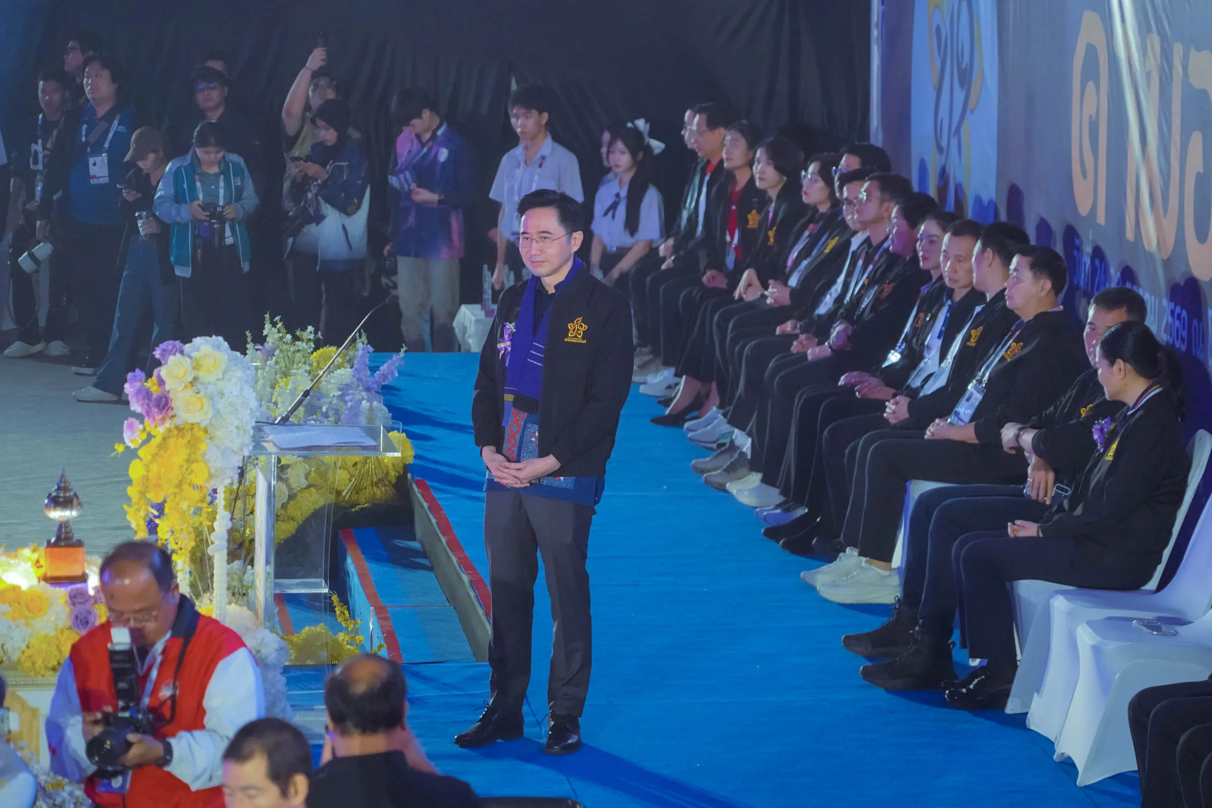 คณะรัฐศาสตร์และสังคมศาสตร์ ร่วมต้อนรับกองทัพนักกีฬา 25 สถาบัน ในการแข่งขันกีฬาสาธิตสามัคคี ครั้งที่ 49 “คำมอกหลวงเกมส์”