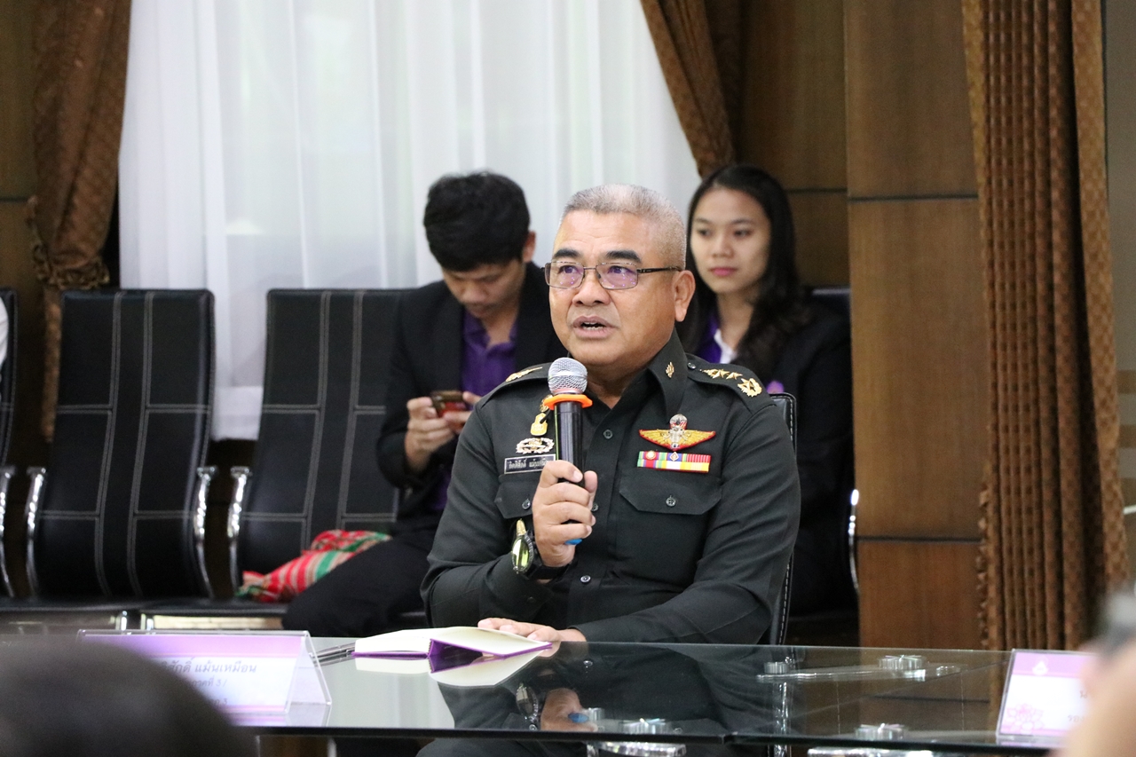 คณะรัฐศาสตร์และสังคมศาสตร์ มหาวิทยาลัยพะเยา ร่วมงานเสวนาระดมความคิดเห็นเพื่อการพัฒนา โดยความร่วมมือจาก กอ.รมน.ภาค 3 