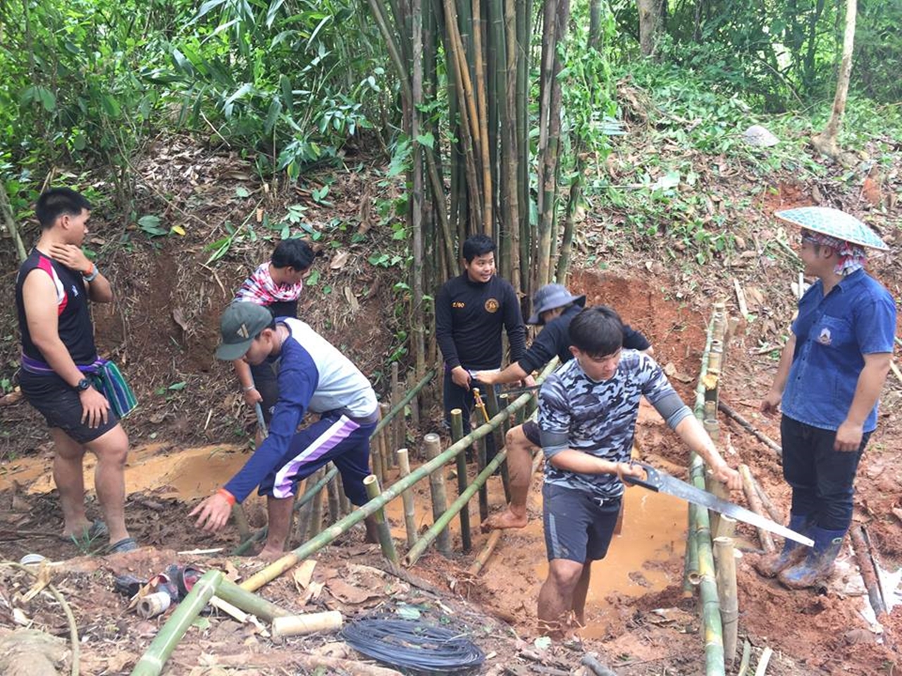 คณะรัฐศาสตร์และสังคมศาสตร์ มหาวิทยาลัยพะเยา ร่วมดำเนินกิจกรรม 1 คณะ 1 ฝายชะลอน้ำ ตามรอยพ่อสืบสานพระราชปณิธานในหลวงรัชกาลที่ 9 ณ ห้วยเคียน โรงเรียนบ้านห้วยเคียน ต.แม่กา อ.เมืองพะเยา จ.พะเยา 