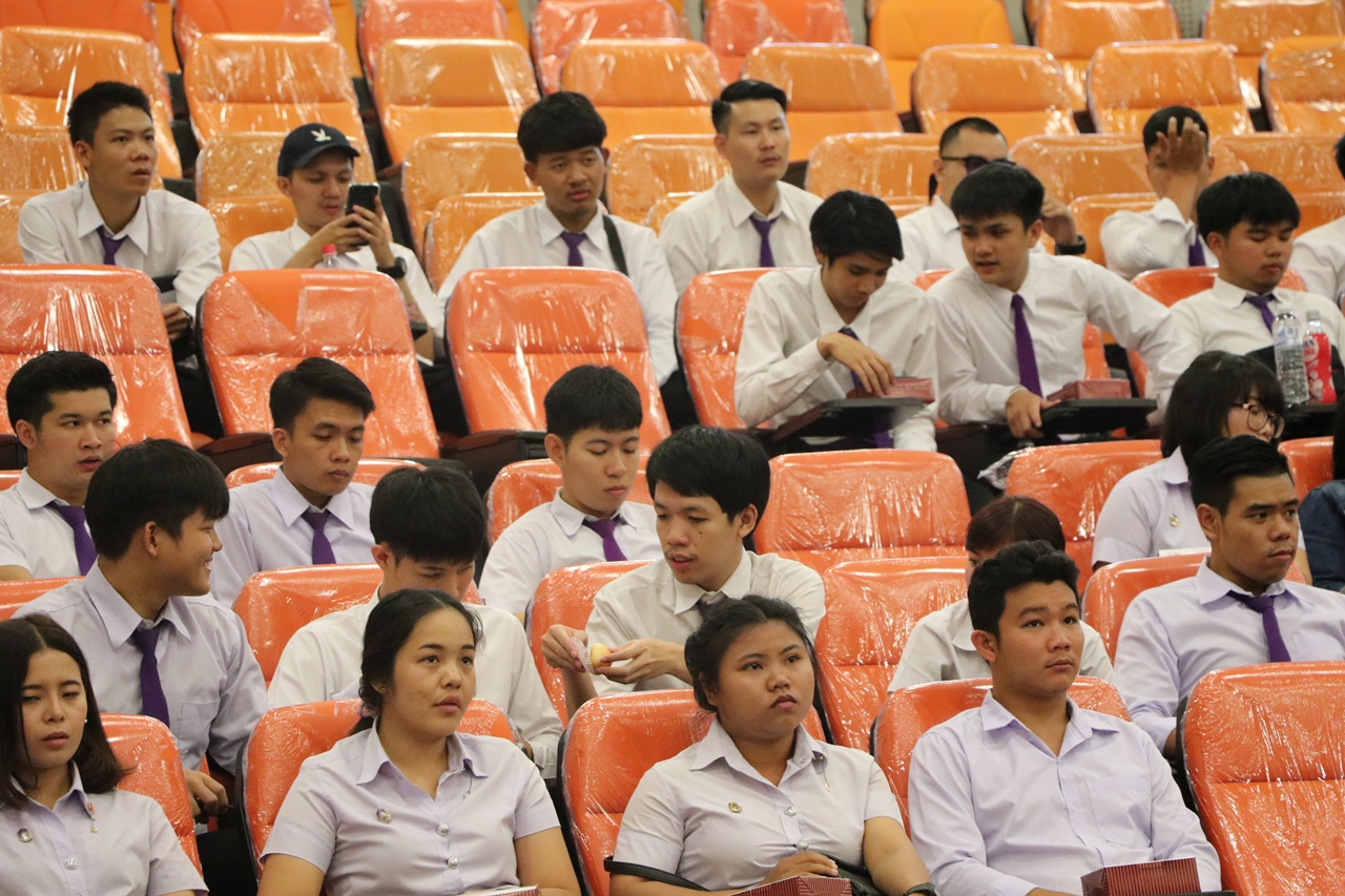 คณะรัฐศาสตร์และสังคมศาสตร์ มหาวิทยาลัยพะเยา ดำเนินโครงการปัจฉิมนิเทศนิสิตระดับปริญญาตรี (ภาคปกติ)