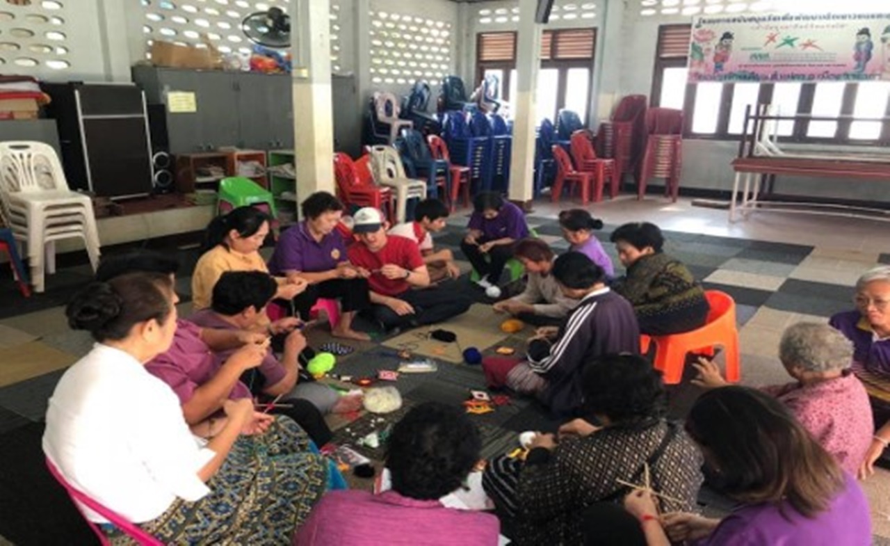 คณะรัฐศาสตร์และสังคมศาสตร์ มหาวิทยาลัยพะเยา ดำเนินโครงการภูมิปัญญานำพาชุมชนเข้มแข็ง