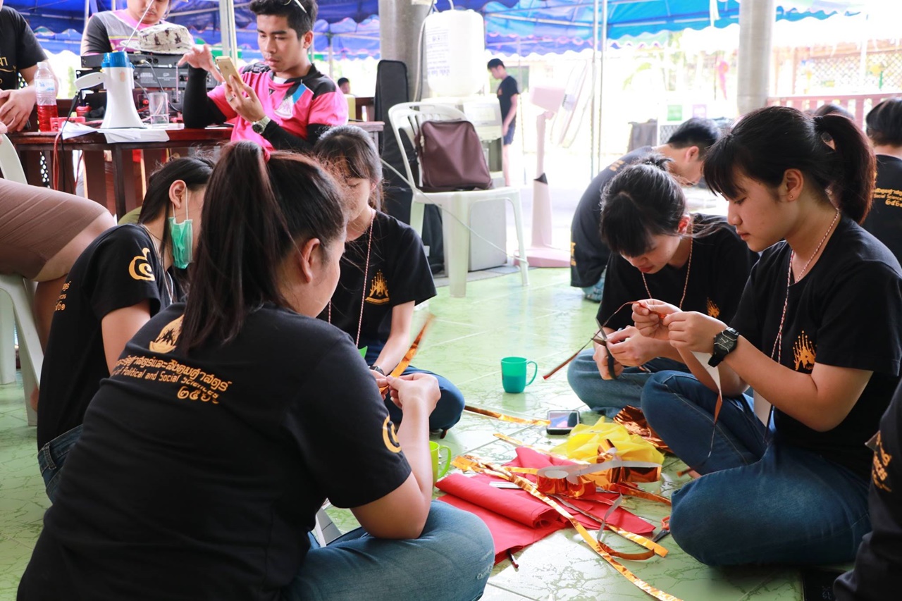 หน่วยกิจการนิสิต คณะรัฐศาสตร์และสังคมศาสตร์ มหาวิทยาลัยพะเยา   ดำเนินโครงการส่งเสริมกิจกรรมสโมสรนิสิต กิจกรรมที่ 1 “ค่ายรัฐ – พัฒ อาสา”