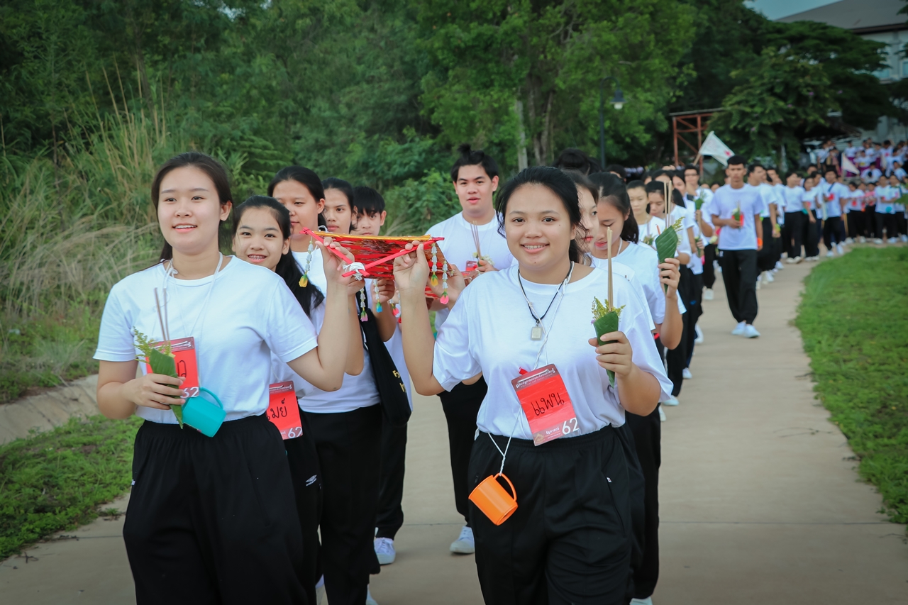 หน่วยกิจการนิสิตและทำนุบำรุงศิลปวัฒนธรรม พร้อมด้วยสโมสรนิสิต คณะรัฐศาสตร์และสังคมศาสตร์ มหาวิทยาลัยพะเยา ร่วมจัดกิจกรรม “ตานตุงหลวง บวงสรวงพระพุทธภุชคารักษ์”