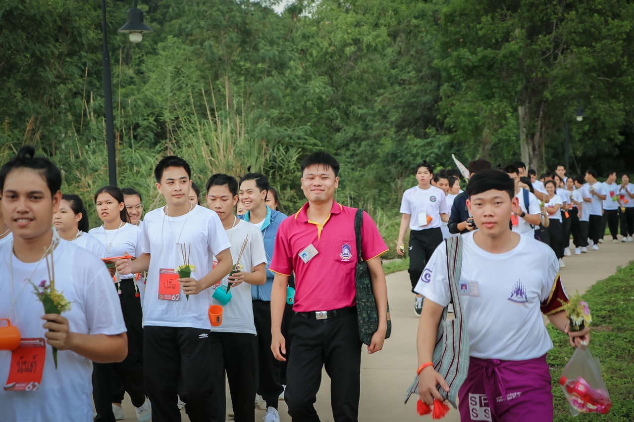 หน่วยกิจการนิสิตและทำนุบำรุงศิลปวัฒนธรรม พร้อมด้วยสโมสรนิสิต คณะรัฐศาสตร์และสังคมศาสตร์ มหาวิทยาลัยพะเยา ร่วมจัดกิจกรรม “ตานตุงหลวง บวงสรวงพระพุทธภุชคารักษ์”