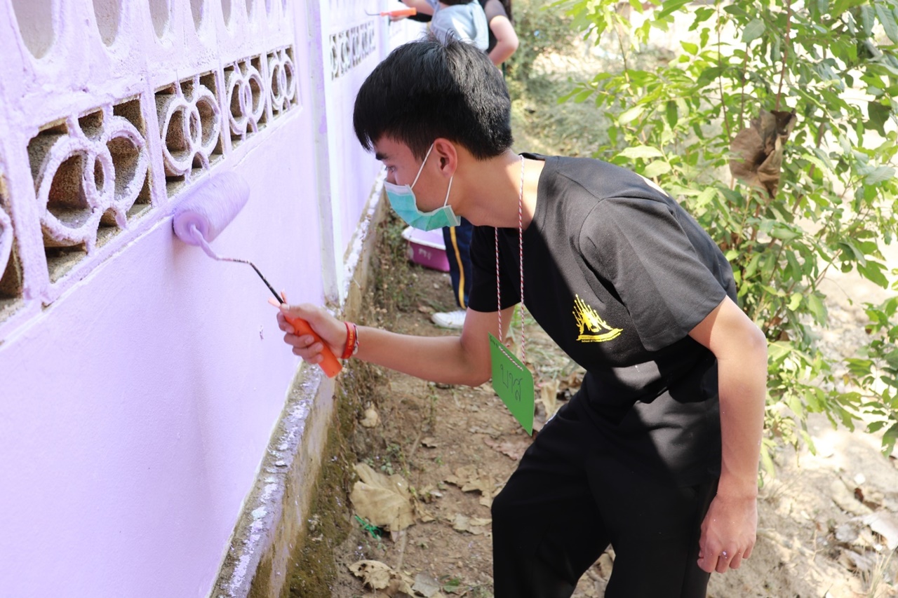 หน่วยกิจการนิสิต และสโมสรนิสิตคณะรัฐศาสตร์และสังคมศาสตร์ มหาวิทยาลัยพะเยา  ดำเนินโครงการส่งเสริมและพัฒนานิสิต กิจกรรมที่ 1 รัฐ-พัฒสัมพันธ์สร้างการเรียนรู้สู่ชุมชน ณ โรงเรียนริมวัง 2 ตำบลป่าหุ่ง อำเภอพาน จังหวัดเชียงราย