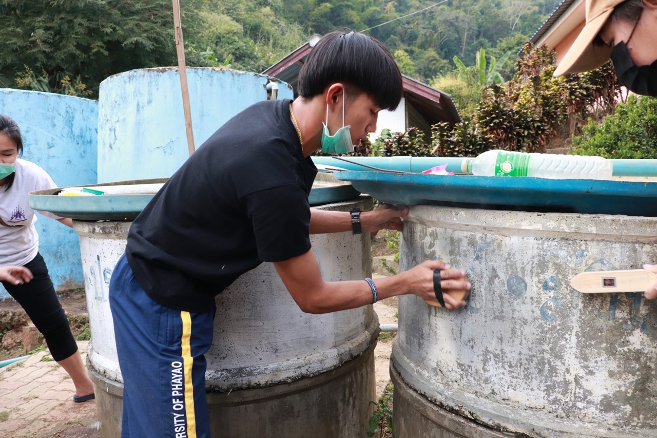 หน่วยกิจการนิสิต และสโมสรนิสิตคณะรัฐศาสตร์และสังคมศาสตร์ มหาวิทยาลัยพะเยา  ดำเนินโครงการส่งเสริมและพัฒนานิสิต กิจกรรมที่ 1 รัฐ-พัฒสัมพันธ์สร้างการเรียนรู้สู่ชุมชน ณ โรงเรียนริมวัง 2 ตำบลป่าหุ่ง อำเภอพาน จังหวัดเชียงราย