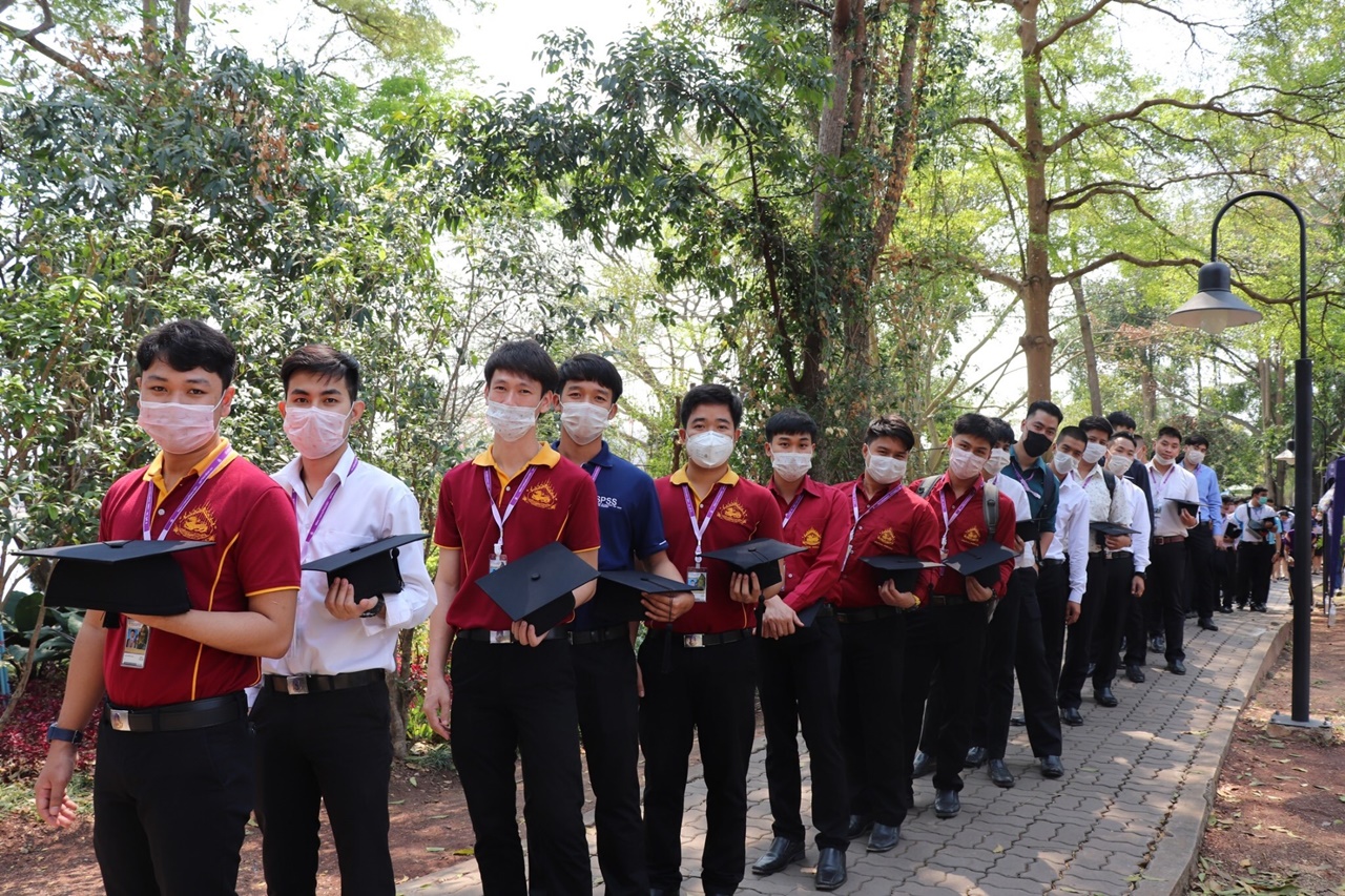 คณะรัฐศาสตร์และสังคมศาสตร์ ดำเนินการฝึกซ้อมและเตรียมความพร้อมเข้ารับพระราชทานปริญญาบัตร  ประจำปีการศึกษา 2561
