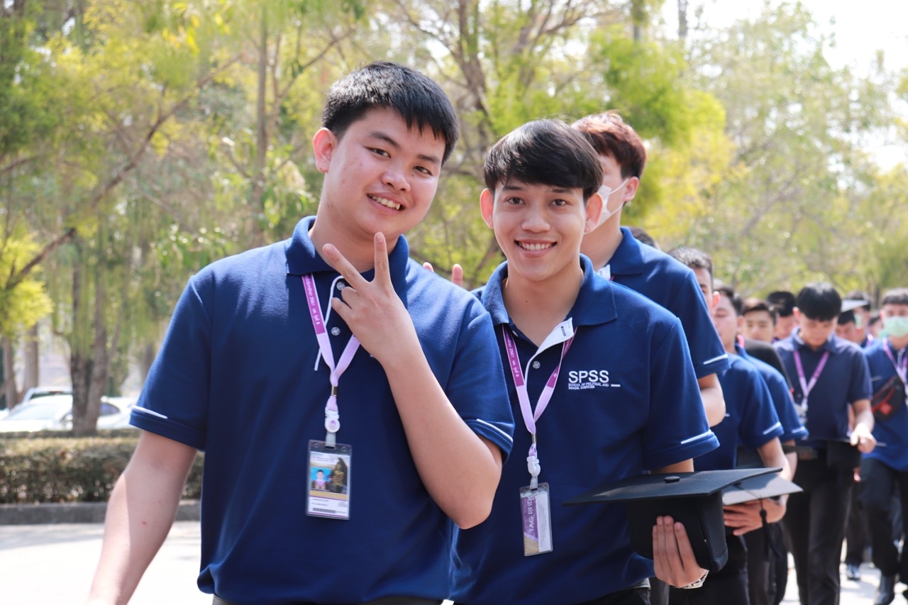 คณะรัฐศาสตร์และสังคมศาสตร์ ดำเนินการฝึกซ้อมและเตรียมความพร้อมเข้ารับพระราชทานปริญญาบัตร  ประจำปีการศึกษา 2561
