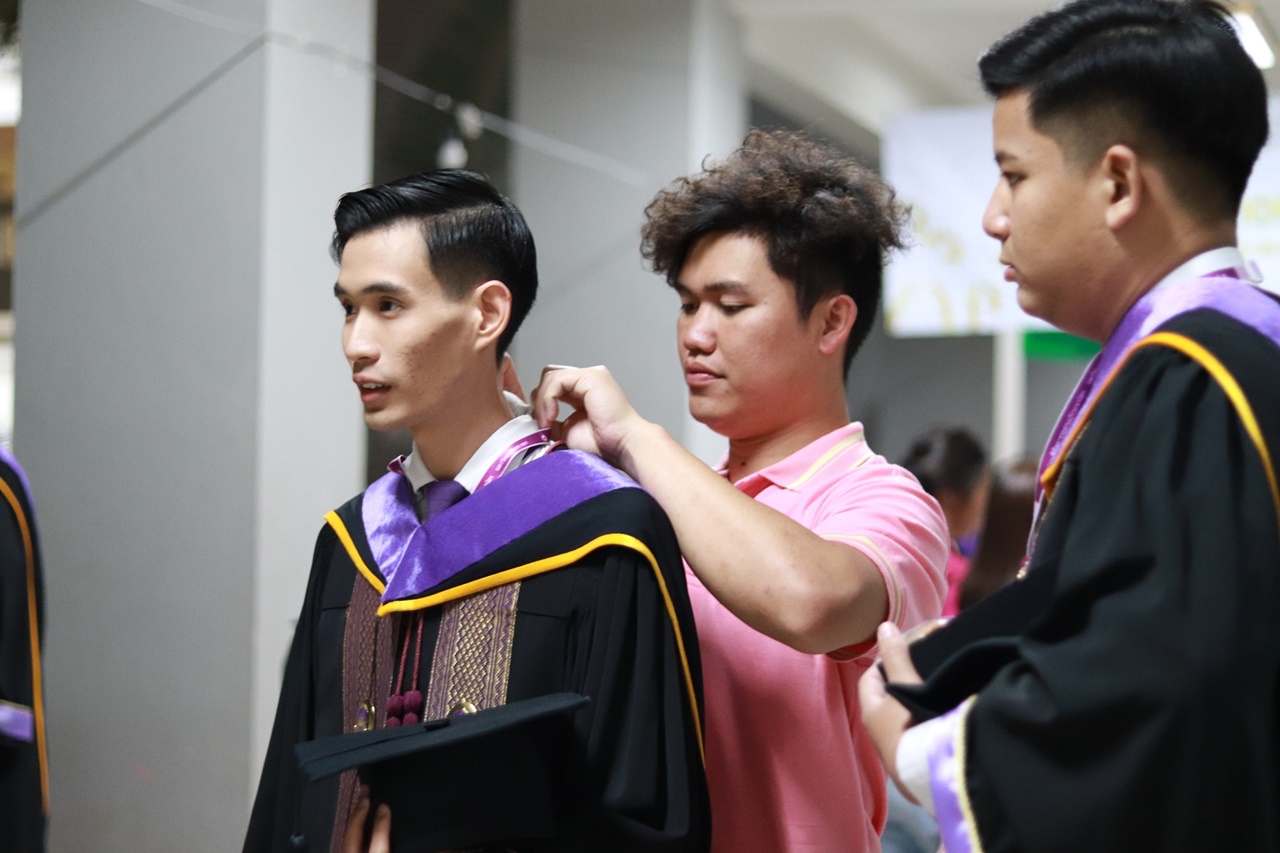 คณะรัฐศาสตร์และสังคมศาสตร์ ดำเนินการฝึกซ้อมและเตรียมความพร้อมเข้ารับพระราชทานปริญญาบัตร  ประจำปีการศึกษา 2561