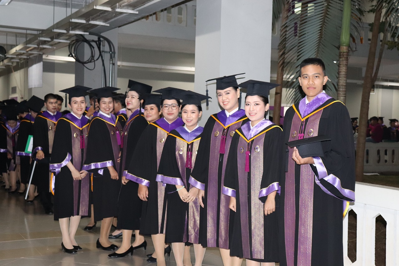 คณะรัฐศาสตร์และสังคมศาสตร์ ดำเนินการฝึกซ้อมและเตรียมความพร้อมเข้ารับพระราชทานปริญญาบัตร  ประจำปีการศึกษา 2561