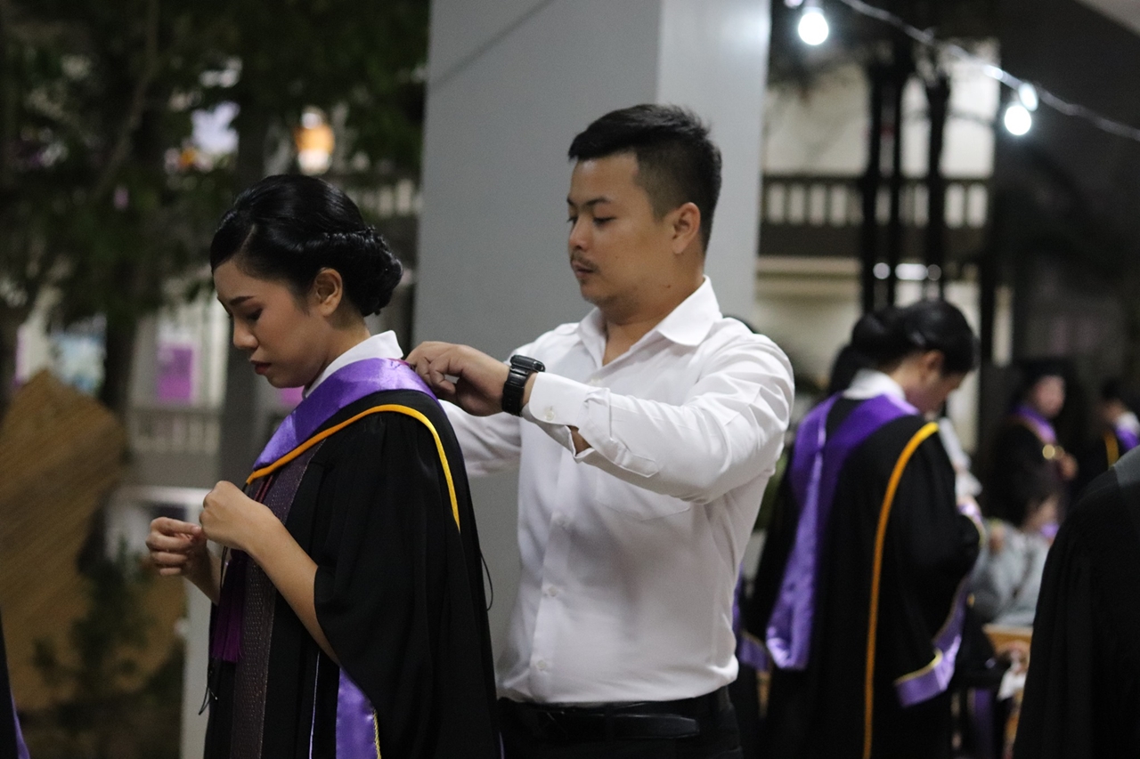 คณะรัฐศาสตร์และสังคมศาสตร์ ดำเนินการฝึกซ้อมและเตรียมความพร้อมเข้ารับพระราชทานปริญญาบัตร  ประจำปีการศึกษา 2561