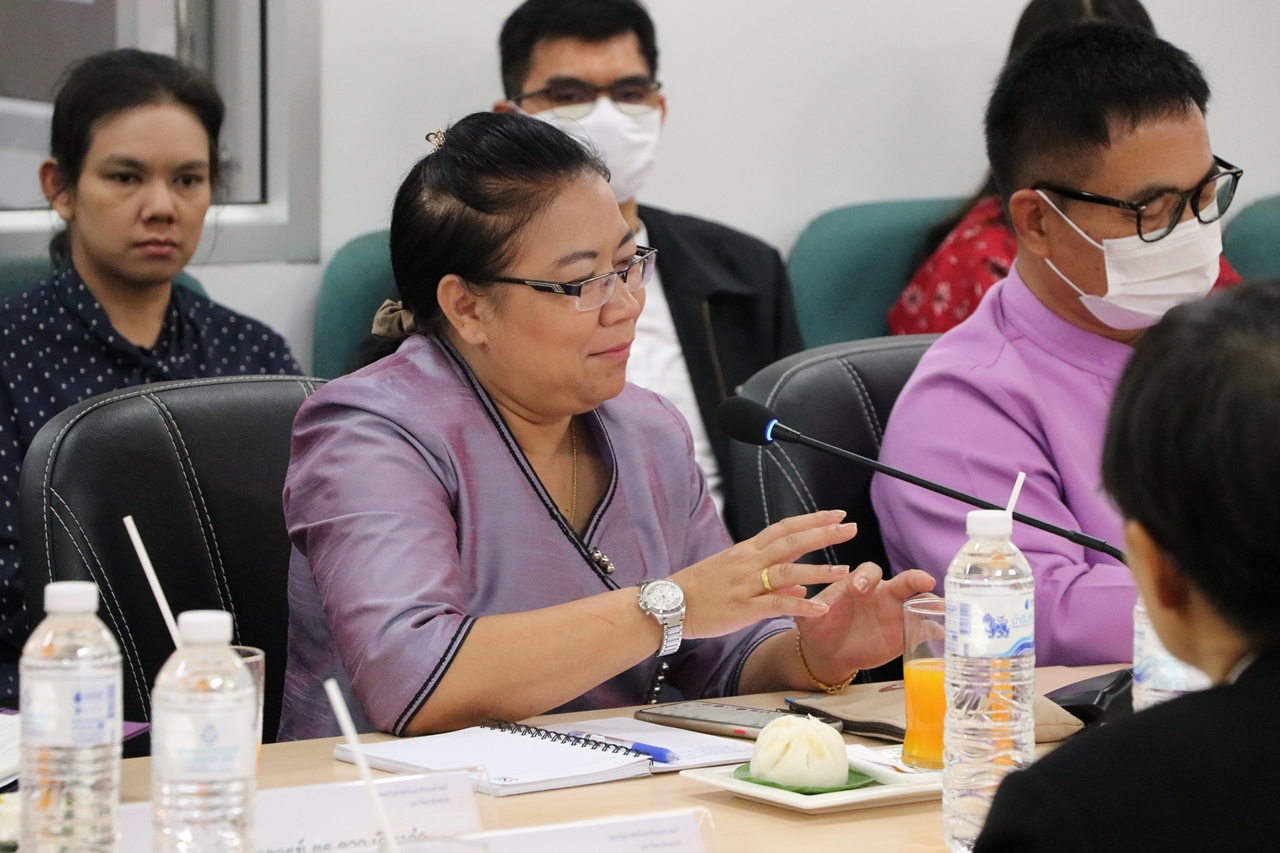 คณะผู้บริหารมหาวิทยาลัยพะเยา พบบุคลากร คณะรัฐศาสตร์และสังคมศาสตร์ 