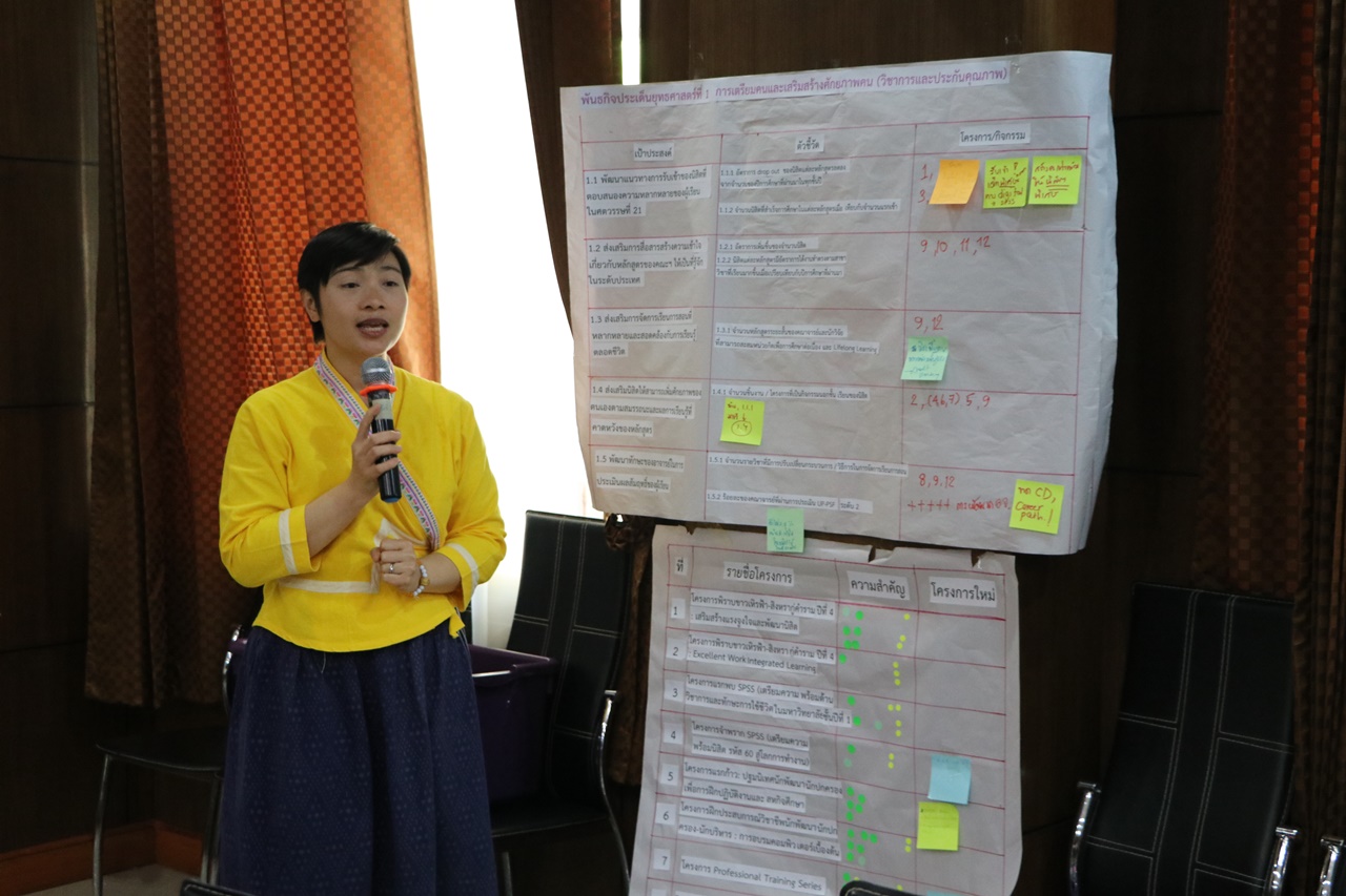 คณะรัฐศาสตร์และสังคมศาสตร์ มหาวิทยาลัยพะเยา ดำเนินโครงการพัฒนาและจัดทำแผนคณะรัฐศาสตร์และสังคมศาสตร์