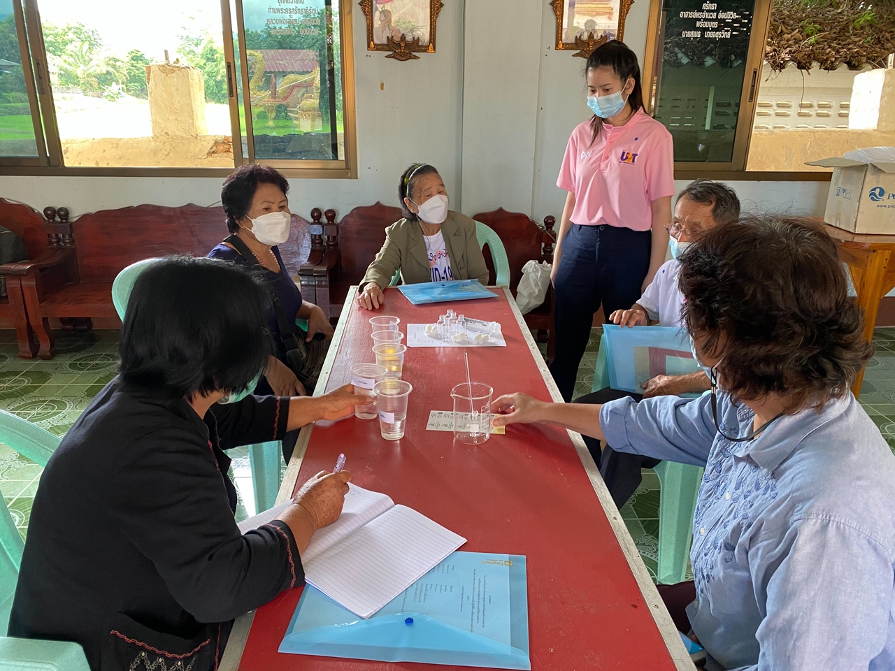 คณะรัฐศาสตร์และสังคมศาสตร์ ดำเนินโครงการ "การส่งเสริมสวัสดิการสังคมแบบบูรณาการด้วยข้อมูลองค์รวมระดับตำบล" กิจกรรมที่ 5 ตำบลเวียง