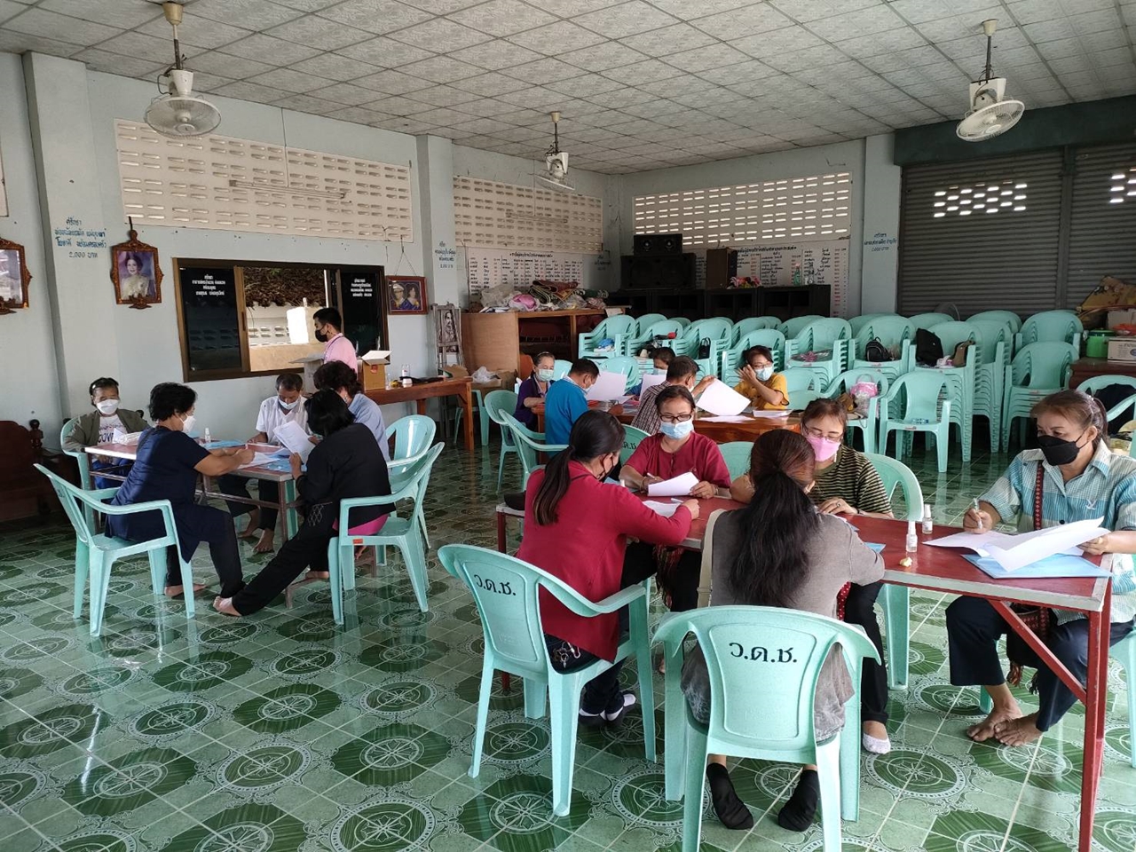 คณะรัฐศาสตร์และสังคมศาสตร์ ดำเนินโครงการ "การส่งเสริมสวัสดิการสังคมแบบบูรณาการด้วยข้อมูลองค์รวมระดับตำบล" กิจกรรมที่ 5 ตำบลเวียง