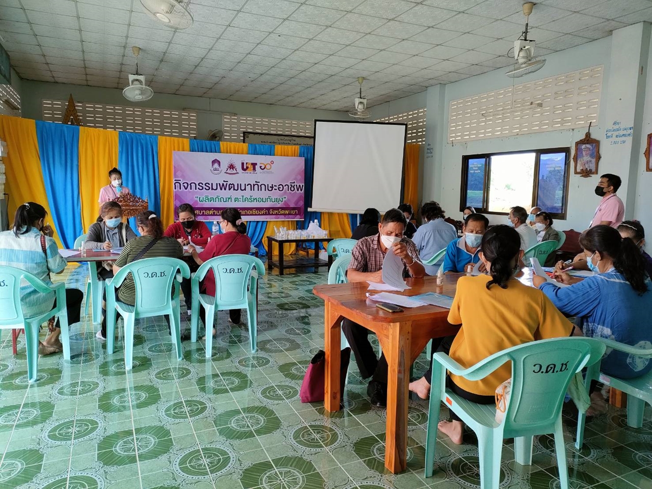 คณะรัฐศาสตร์และสังคมศาสตร์ ดำเนินโครงการ "การส่งเสริมสวัสดิการสังคมแบบบูรณาการด้วยข้อมูลองค์รวมระดับตำบล" กิจกรรมที่ 5 ตำบลเวียง