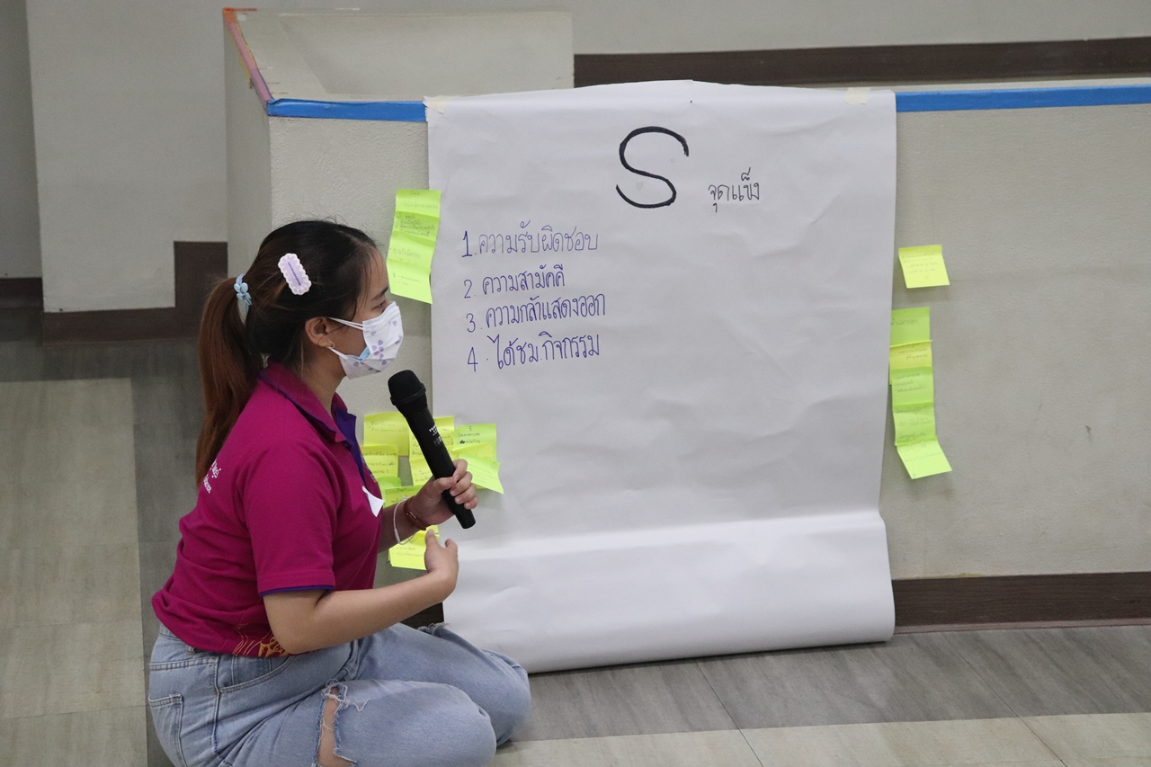 หน่วยกิจการนิสิตและสโมสรนิสิต คณะรัฐศาสตร์และสังคมศาสตร์ มหาวิทยาลัยพะเยา ดำเนินโครงการพัฒนาศักยภาพผู้นำนิสิต 