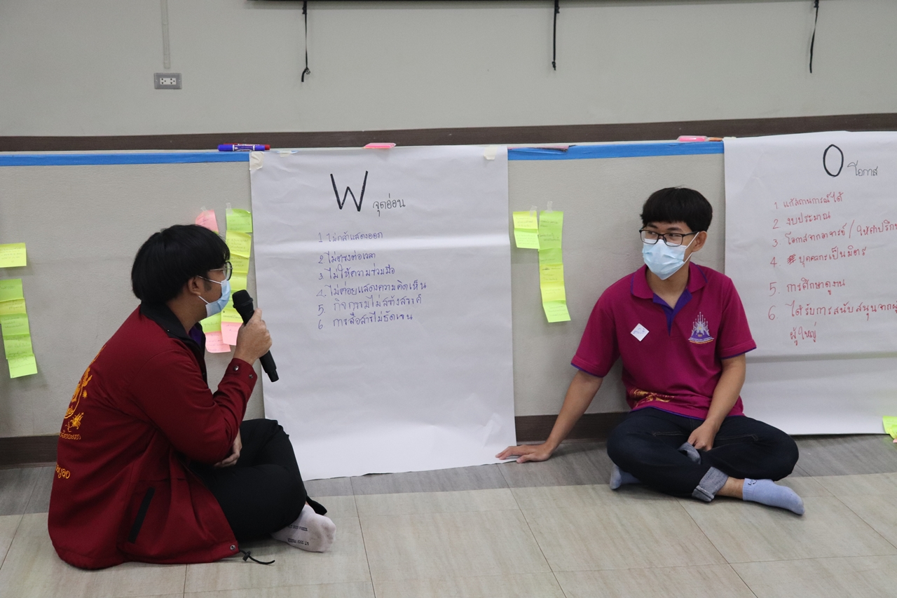 หน่วยกิจการนิสิตและสโมสรนิสิต คณะรัฐศาสตร์และสังคมศาสตร์ มหาวิทยาลัยพะเยา ดำเนินโครงการพัฒนาศักยภาพผู้นำนิสิต 