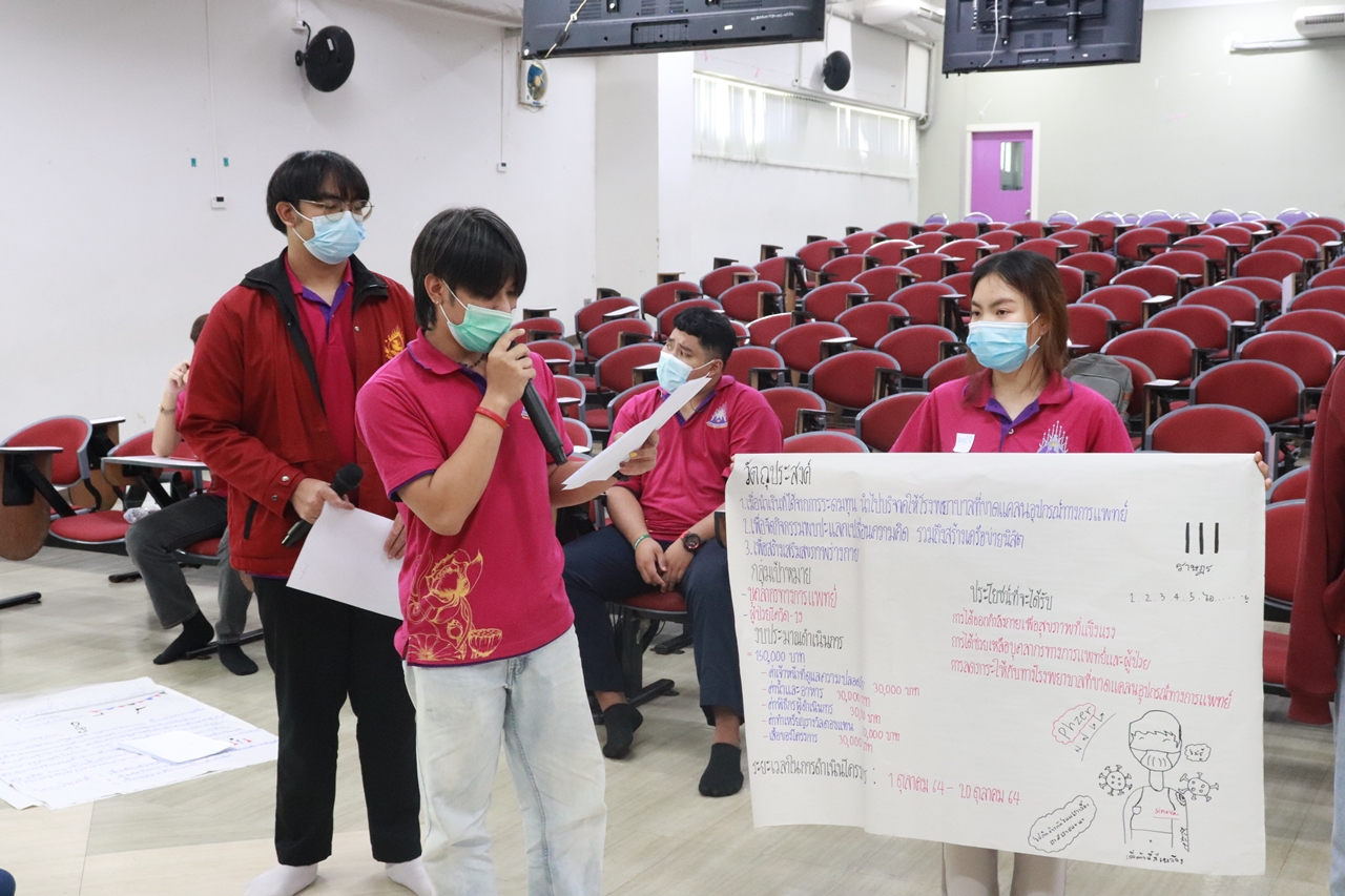 หน่วยกิจการนิสิตและสโมสรนิสิต คณะรัฐศาสตร์และสังคมศาสตร์ มหาวิทยาลัยพะเยา ดำเนินโครงการพัฒนาศักยภาพผู้นำนิสิต 