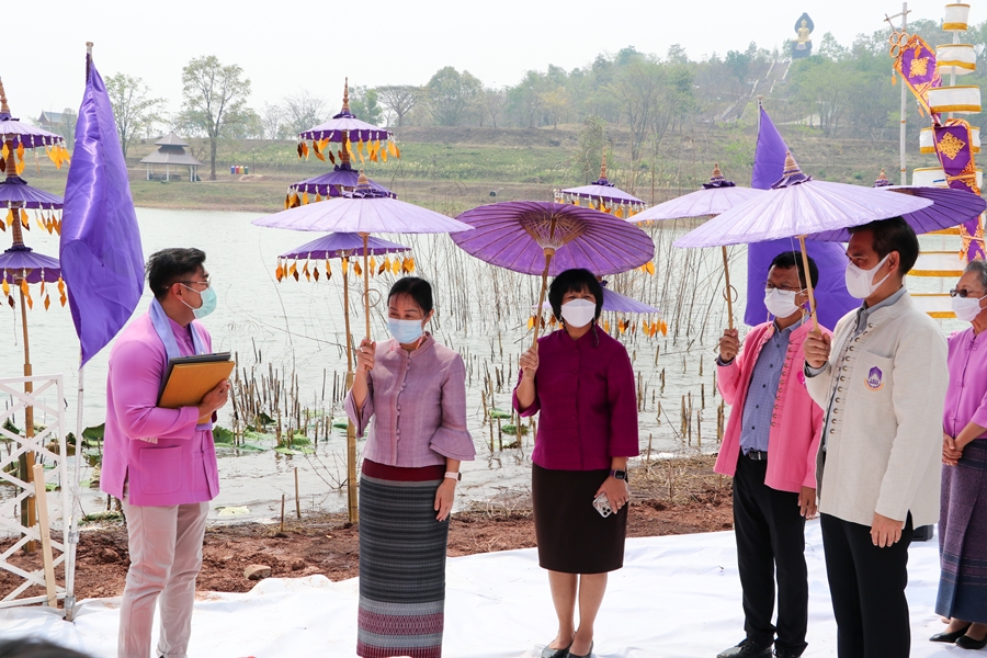 คณะรัฐศาสตร์และสังคมศาสตร์ ร่วมพิธีตักน้ำอ่างหลวง สรงองค์พระธาตุจอมทอง ประเพณีแห่ผ้าห่มพระธาตุจอมทอง 2565