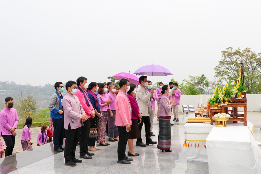 คณะรัฐศาสตร์และสังคมศาสตร์ ร่วมพิธีตักน้ำอ่างหลวง สรงองค์พระธาตุจอมทอง ประเพณีแห่ผ้าห่มพระธาตุจอมทอง 2565