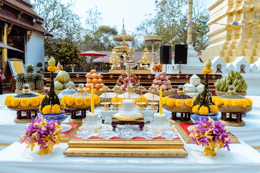 คณะรัฐศาสตร์และสังคมศาสตร์ มหาวิทยาลัยพะเยา ดำเนินโครงการประเพณีแห่ผ้าห่มพระธาตุจอมทอง ประจำปี 2565