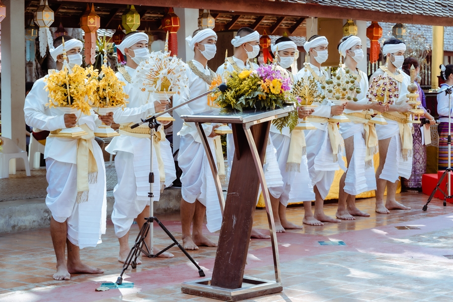 คณะรัฐศาสตร์และสังคมศาสตร์ มหาวิทยาลัยพะเยา ดำเนินโครงการประเพณีแห่ผ้าห่มพระธาตุจอมทอง ประจำปี 2565