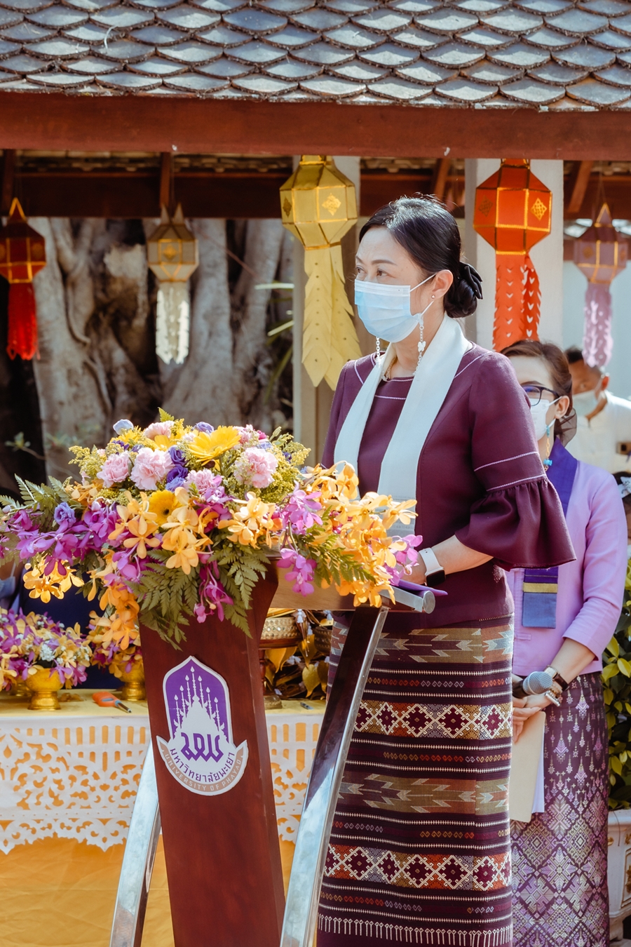 คณะรัฐศาสตร์และสังคมศาสตร์ มหาวิทยาลัยพะเยา ดำเนินโครงการประเพณีแห่ผ้าห่มพระธาตุจอมทอง ประจำปี 2565