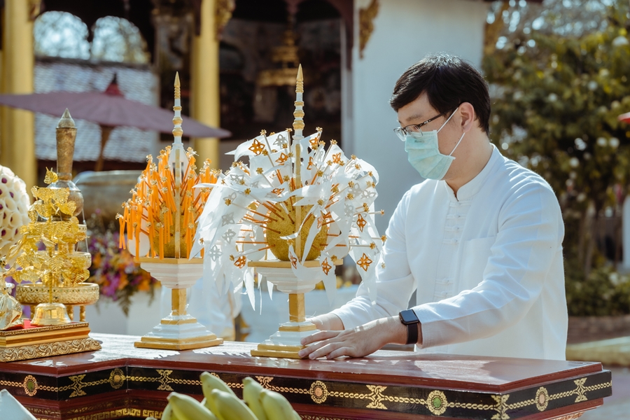 คณะรัฐศาสตร์และสังคมศาสตร์ มหาวิทยาลัยพะเยา ดำเนินโครงการประเพณีแห่ผ้าห่มพระธาตุจอมทอง ประจำปี 2565