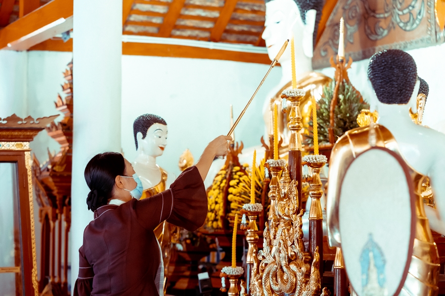 คณะรัฐศาสตร์และสังคมศาสตร์ มหาวิทยาลัยพะเยา ดำเนินโครงการประเพณีแห่ผ้าห่มพระธาตุจอมทอง ประจำปี 2565