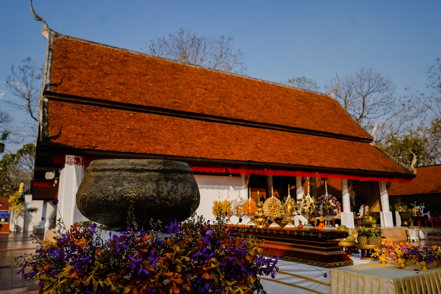 คณะรัฐศาสตร์และสังคมศาสตร์ มหาวิทยาลัยพะเยา ดำเนินโครงการประเพณีแห่ผ้าห่มพระธาตุจอมทอง ประจำปี 2565