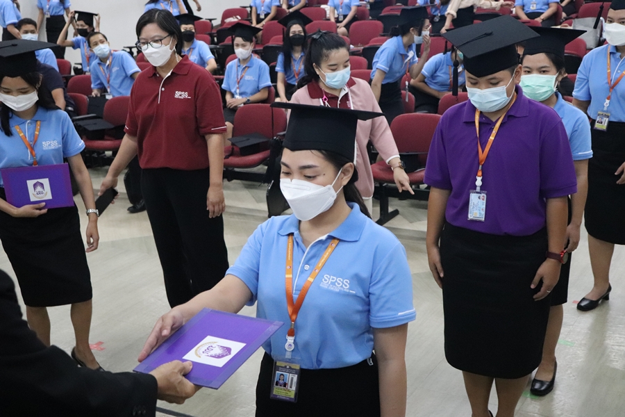 คณะรัฐศาสตร์และสังคมศาสตร์ ดำเนินการฝึกซ้อมและเตรียมความพร้อมเข้ารับพระราชทานปริญญาบัตร ประจำปีการศึกษา 2563