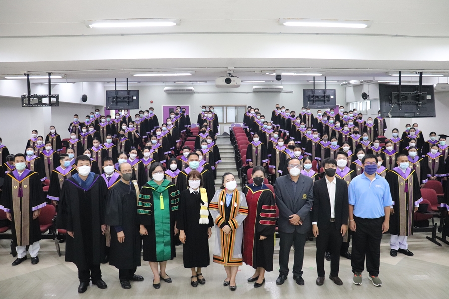 คณะรัฐศาสตร์และสังคมศาสตร์ ดำเนินการฝึกซ้อมและเตรียมความพร้อมเข้ารับพระราชทานปริญญาบัตร ประจำปีการศึกษา 2563