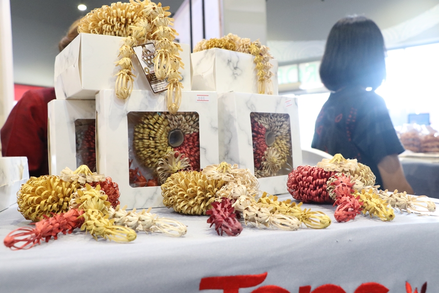 กิจกรรมแสดงผลงาน โครงการวิจัย “การเสริมสร้างศักยภาพในการเพิ่มมูลค่าผลิตภัณฑ์ชุมชนจากการแปลงทุนชุนชน ต.แม่อิง อ.ภูกามยาว จ.พะเยา