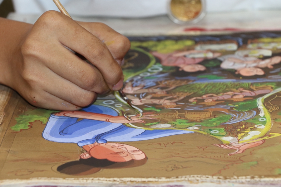 กิจกรรมแสดงผลงาน โครงการวิจัย “การเสริมสร้างศักยภาพในการเพิ่มมูลค่าผลิตภัณฑ์ชุมชนจากการแปลงทุนชุนชน ต.แม่อิง อ.ภูกามยาว จ.พะเยา