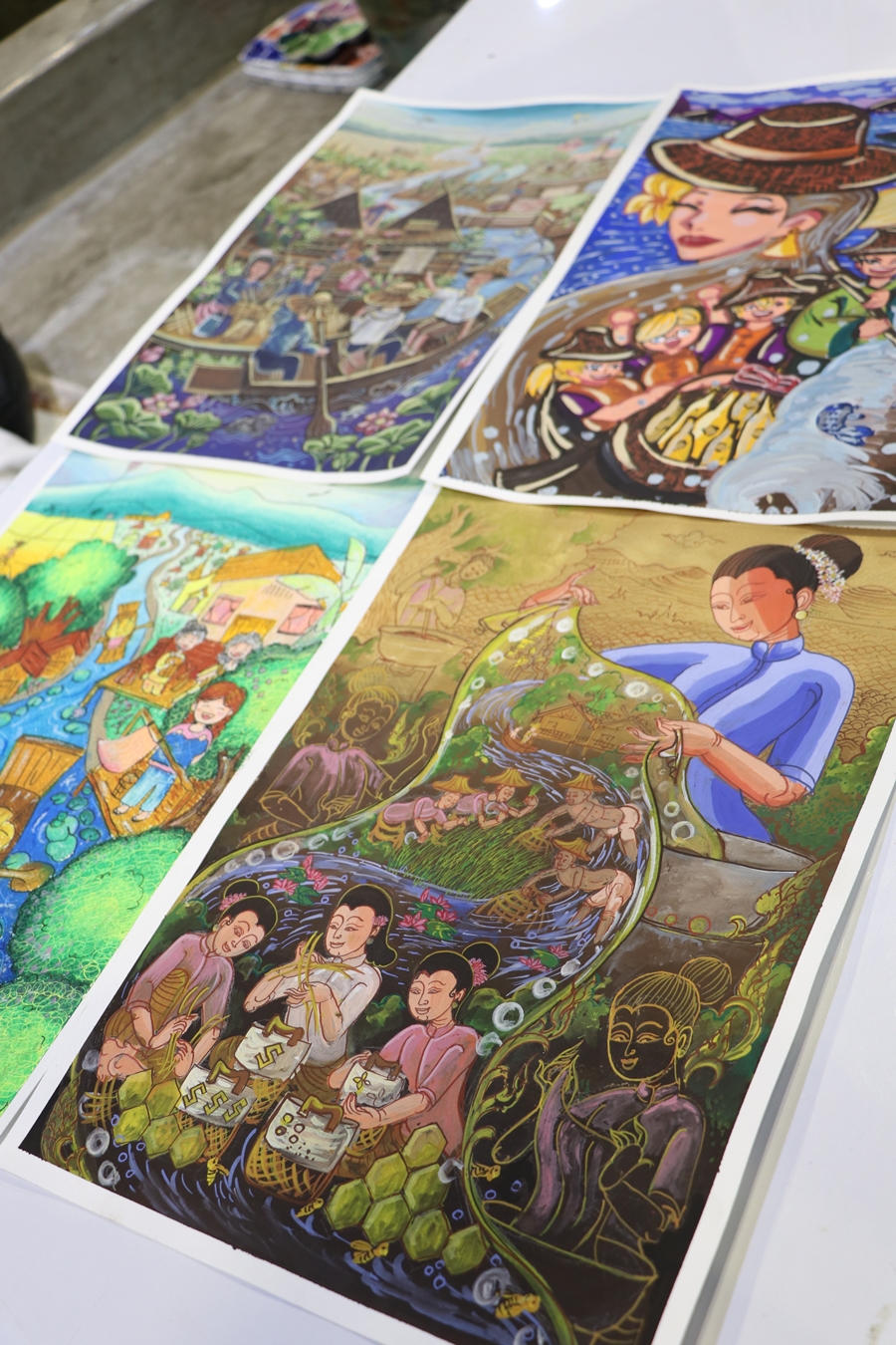 กิจกรรมแสดงผลงาน โครงการวิจัย “การเสริมสร้างศักยภาพในการเพิ่มมูลค่าผลิตภัณฑ์ชุมชนจากการแปลงทุนชุนชน ต.แม่อิง อ.ภูกามยาว จ.พะเยา