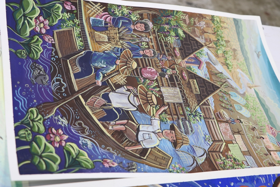 กิจกรรมแสดงผลงาน โครงการวิจัย “การเสริมสร้างศักยภาพในการเพิ่มมูลค่าผลิตภัณฑ์ชุมชนจากการแปลงทุนชุนชน ต.แม่อิง อ.ภูกามยาว จ.พะเยา